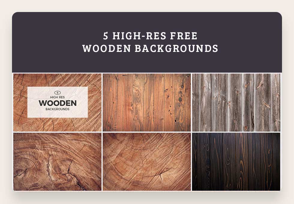 5 High-Res Free Wooden Backgrounds