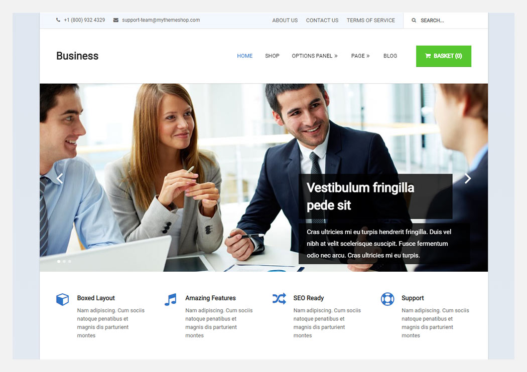 Business - Simple WordPress Theme