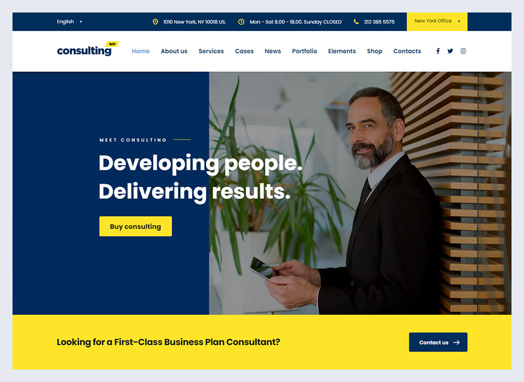 Consulting Business WordPress Themes