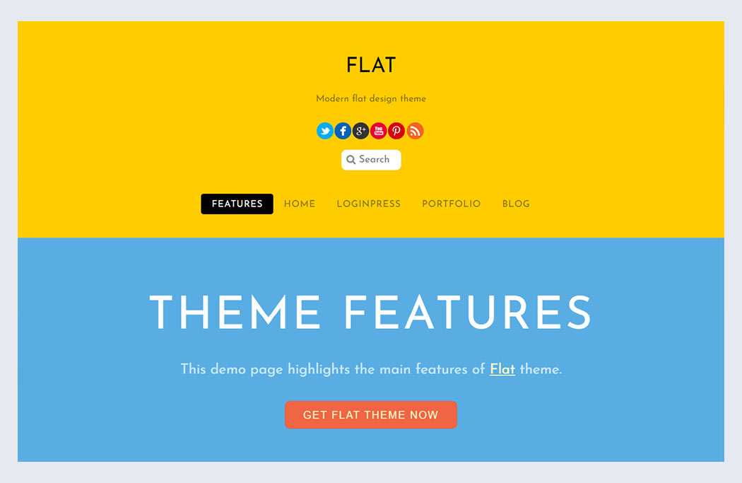 Flat WordPress Themes