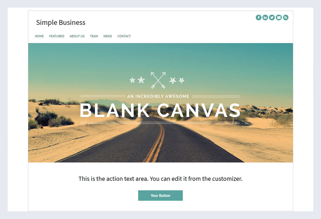 Simple Business WordPress Theme