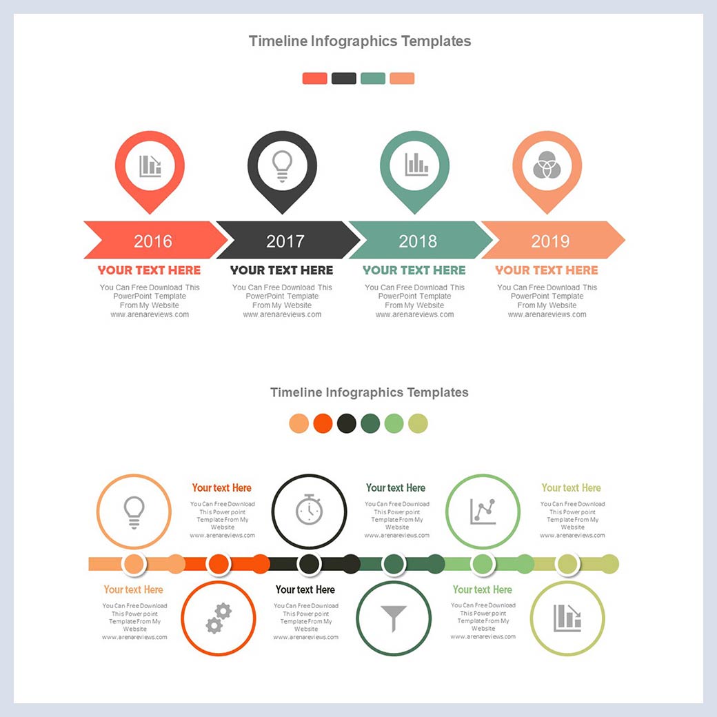 Timeline Infographic Templates Free Download