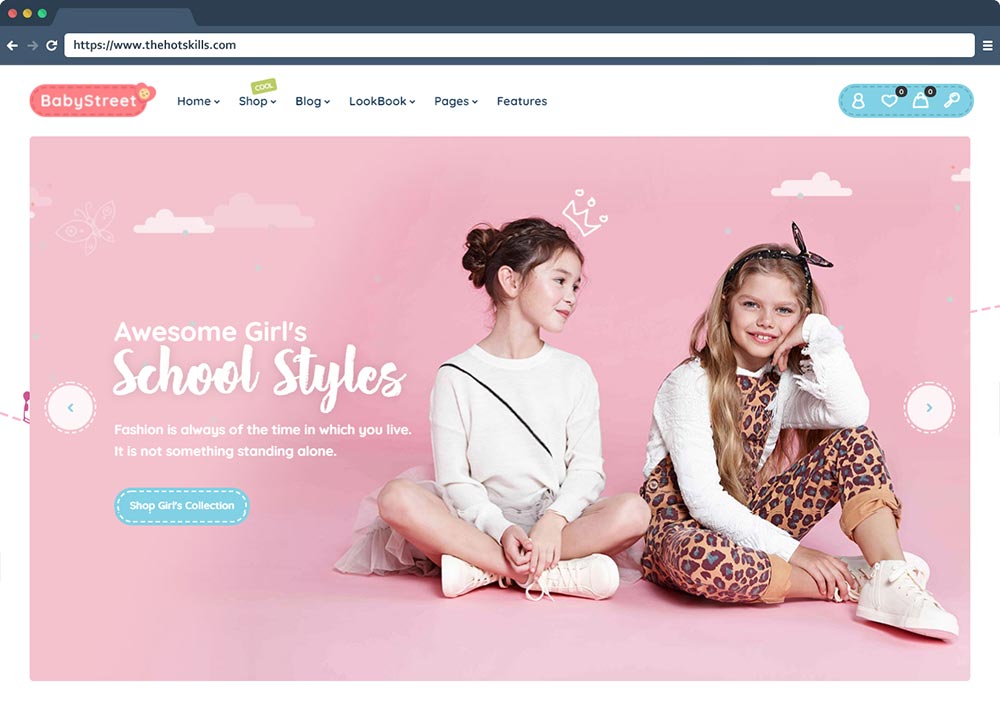 BabyStreet - WooCommerce Theme for Kids Toys and Clothes Shops