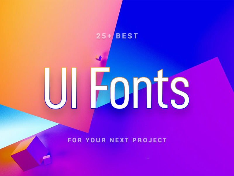 Free UI Fonts