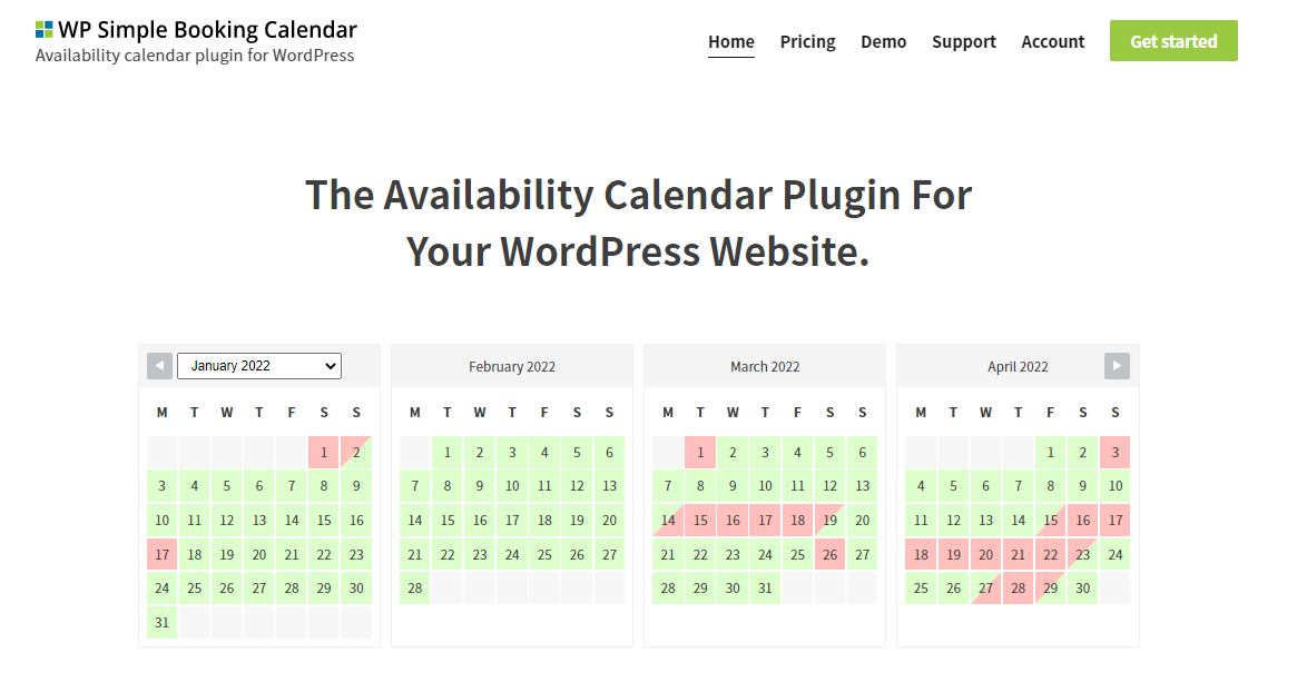 WP Simple Booking Calendar