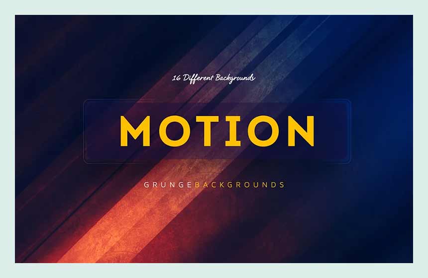16 Motion Grunge Backgrounds