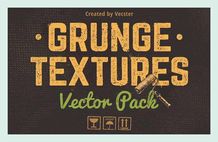 32 Grunge Textures Vector Pack