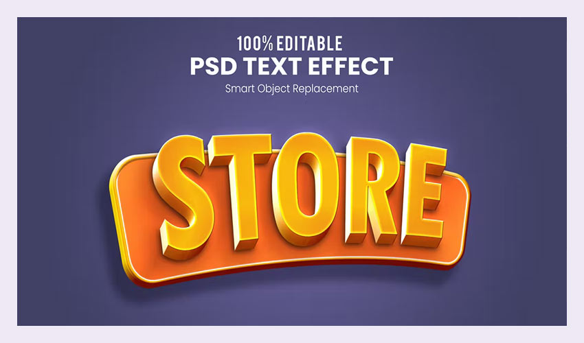 3d text photoshop action free download