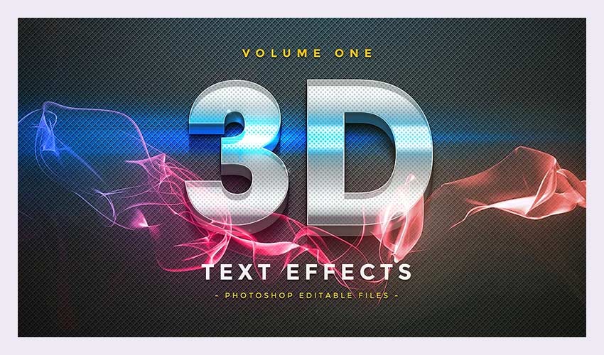 3D Text Effects Vol 1
