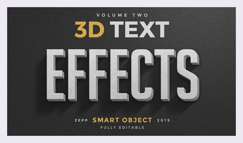 3D Text Effects Vol.2