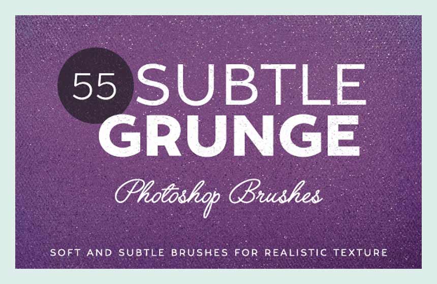 55 Subtle Grunge Photoshop Brushes
