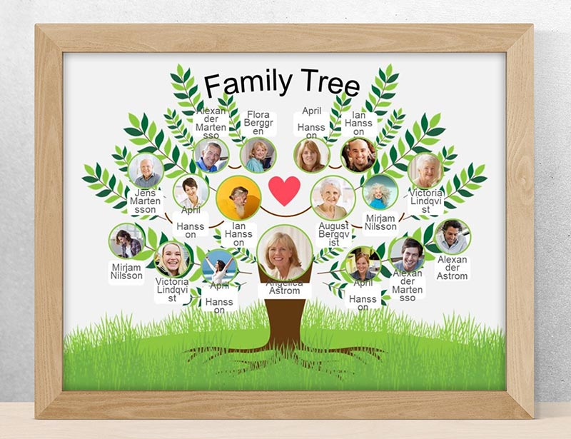 Free Family Tree PowerPoint Template
