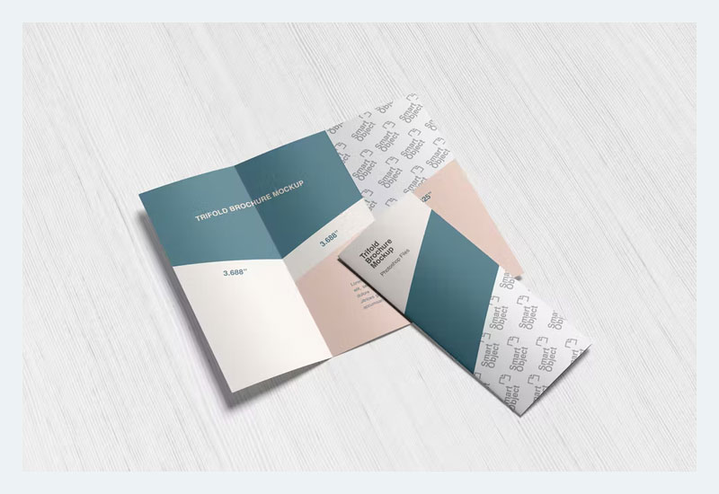 Trifold Brochure Mockups