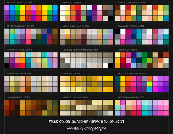 37 Free Procreate Color Palettes for Painting and Drawing