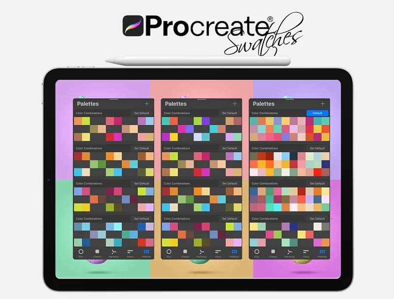 free color swatches for procreate