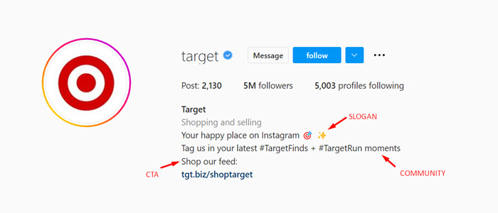 Target’s Instagram account