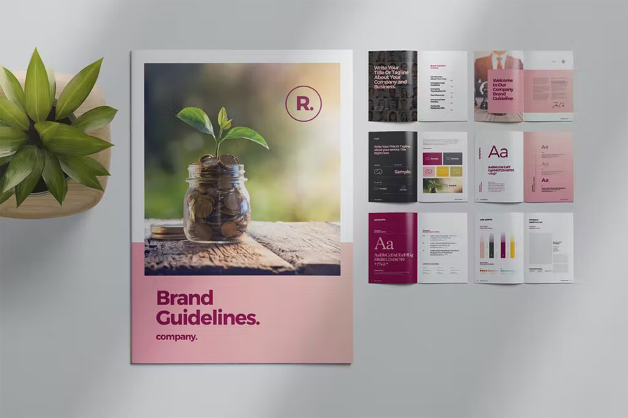Brand Style Guidelines Layout