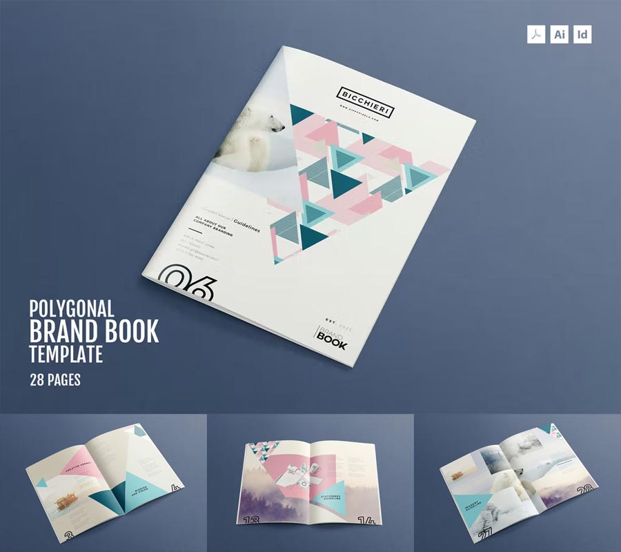 Polygonal - Brand Style Guide Template