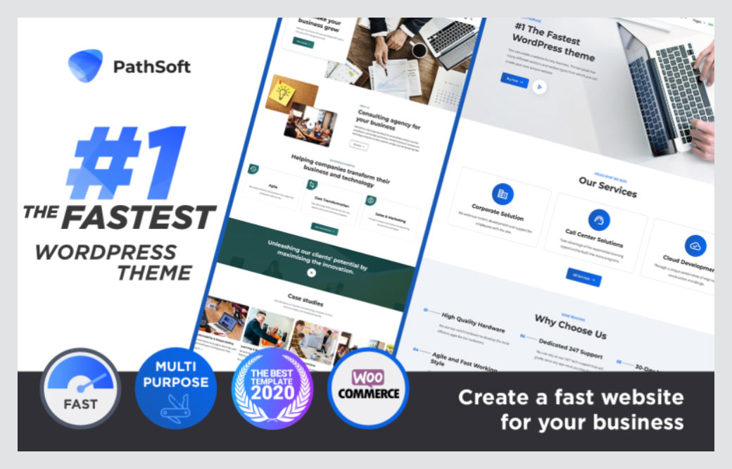 PathSoft - #1 The Fastest Multipurpose eCommerce Landing WordPress