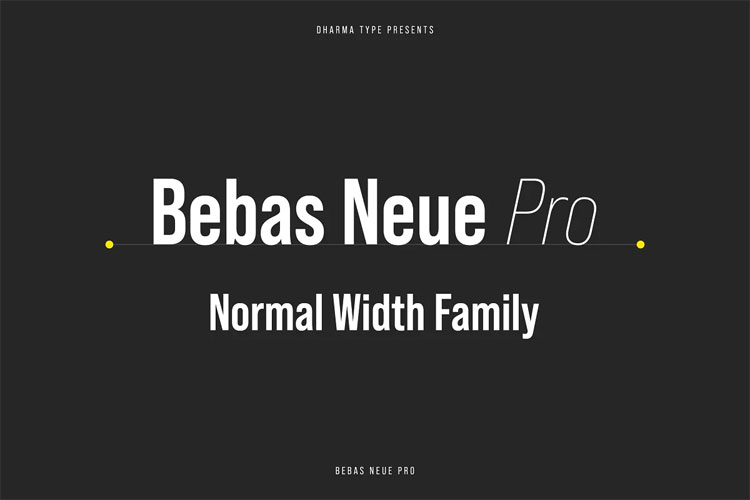 Bebas Neue Pro Font