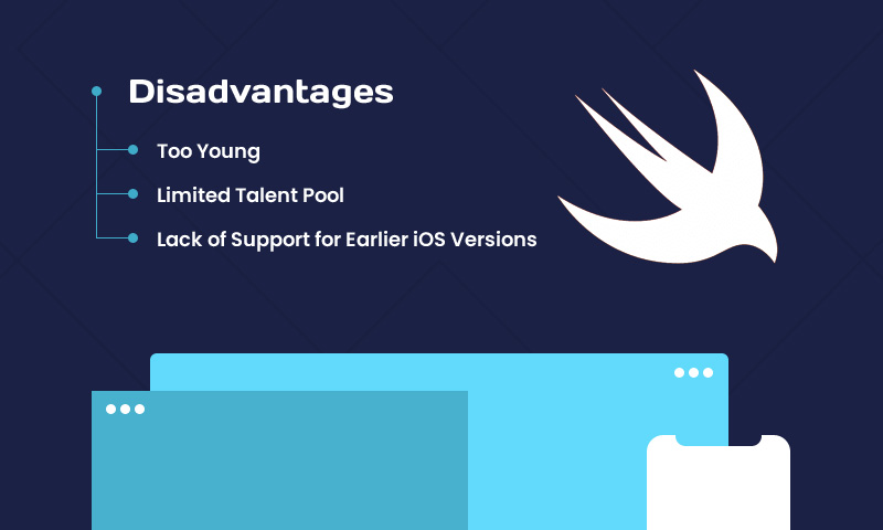 Disadvantages of Swift Programming Language
