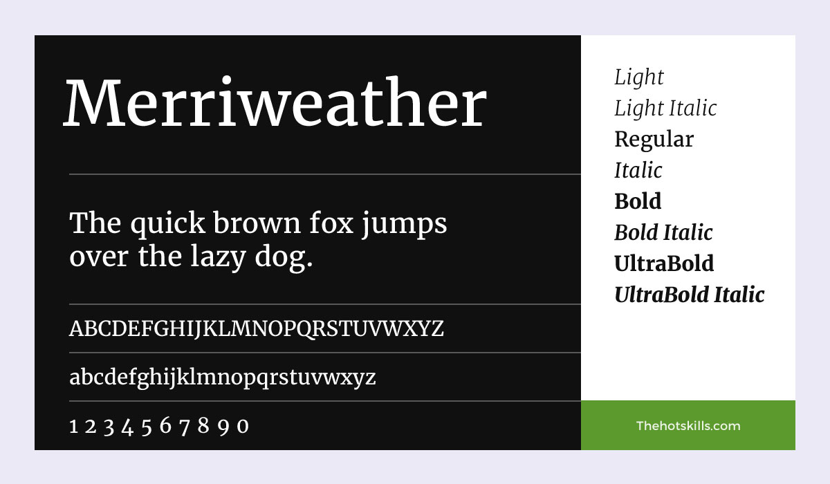 Merriweather Font