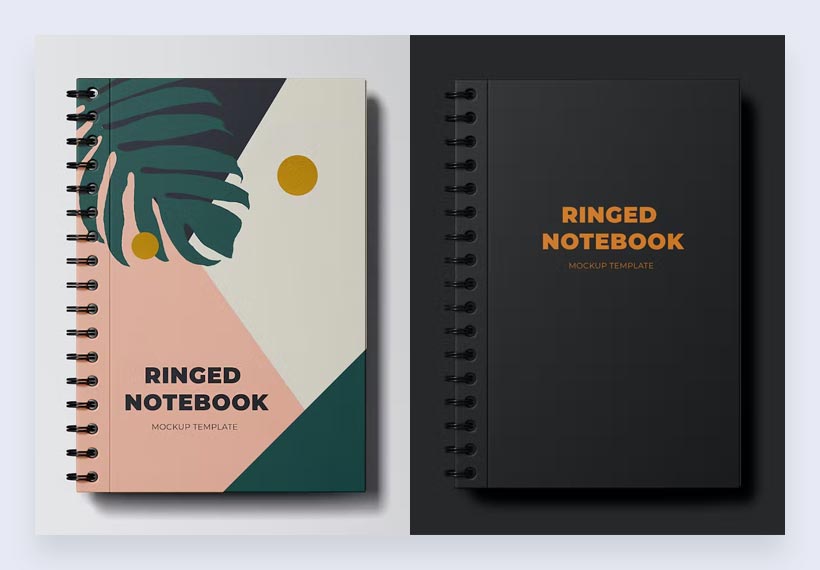 Ringed Notebook Mockup Template