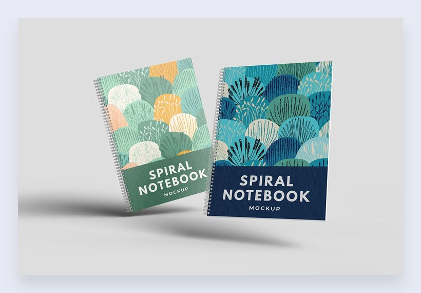Spiral Notebook Mockups