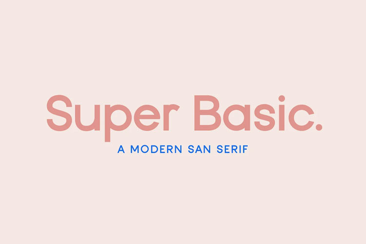 Super Basic Modern Font