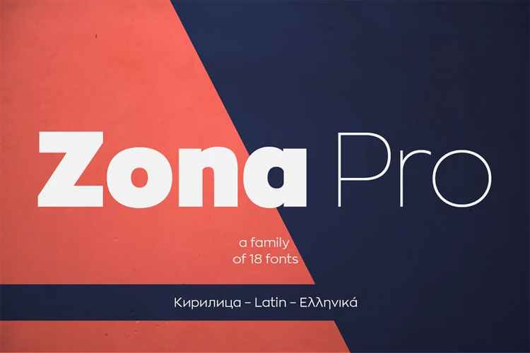 Zona Pro Fonts Family