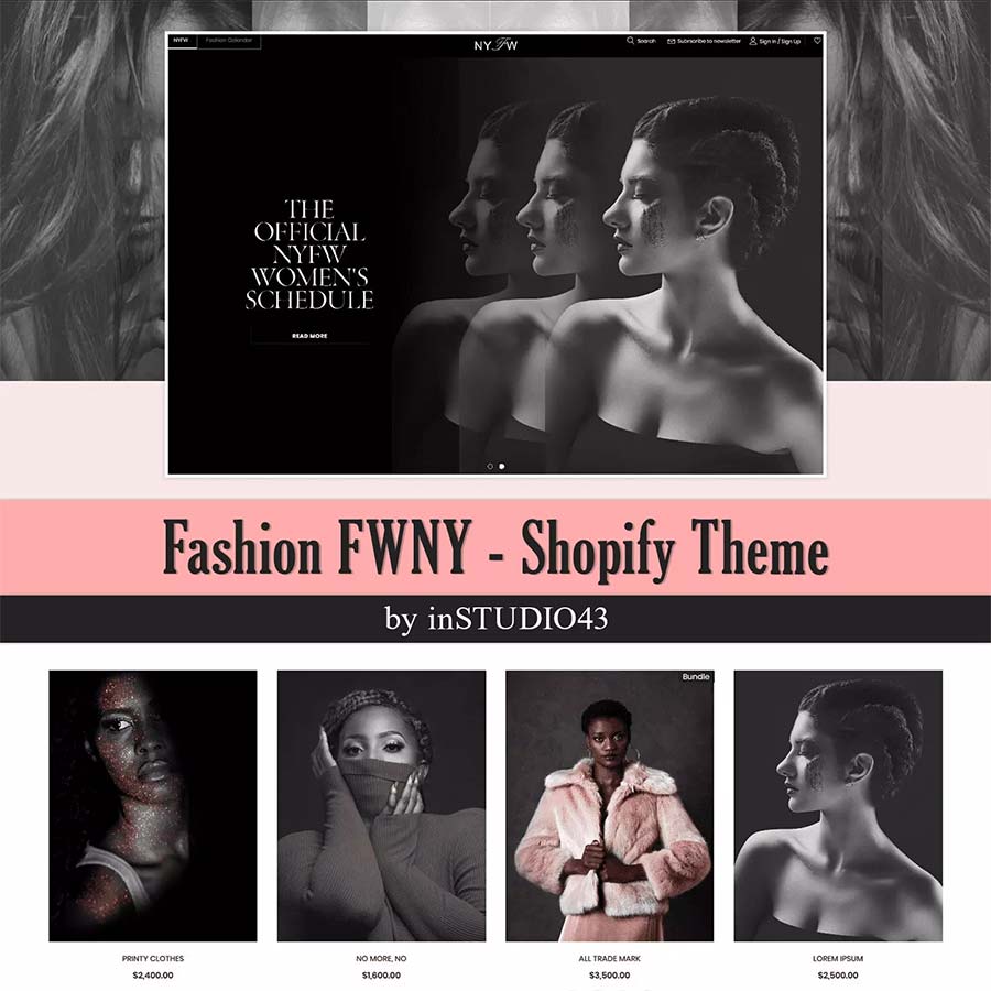 Fashion FWNY Shopify Theme