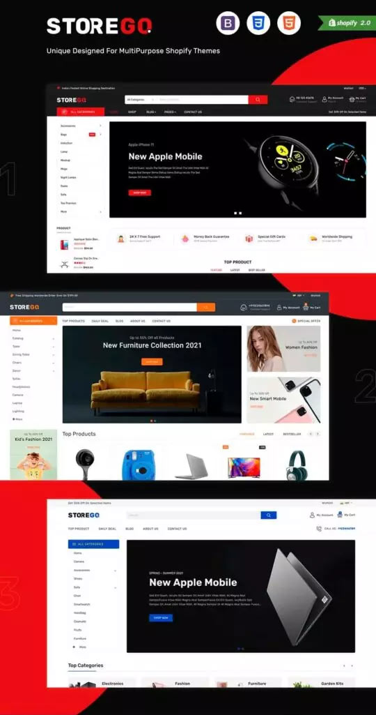 Multipurpose Premium Electronic Shopify Theme