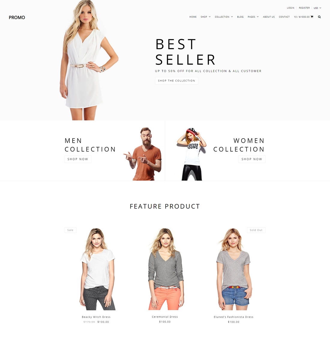 Promo Fashion HTML Template