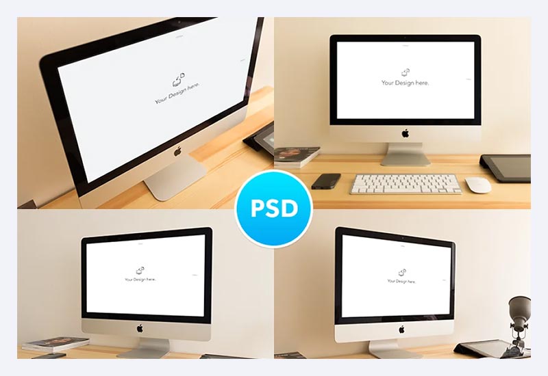 iMac Mockups PSD