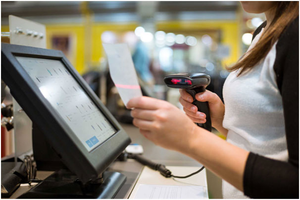 scanning barcode using pos system