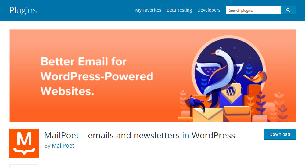MailPoet Emails and Newsletters in WordPress Plugin