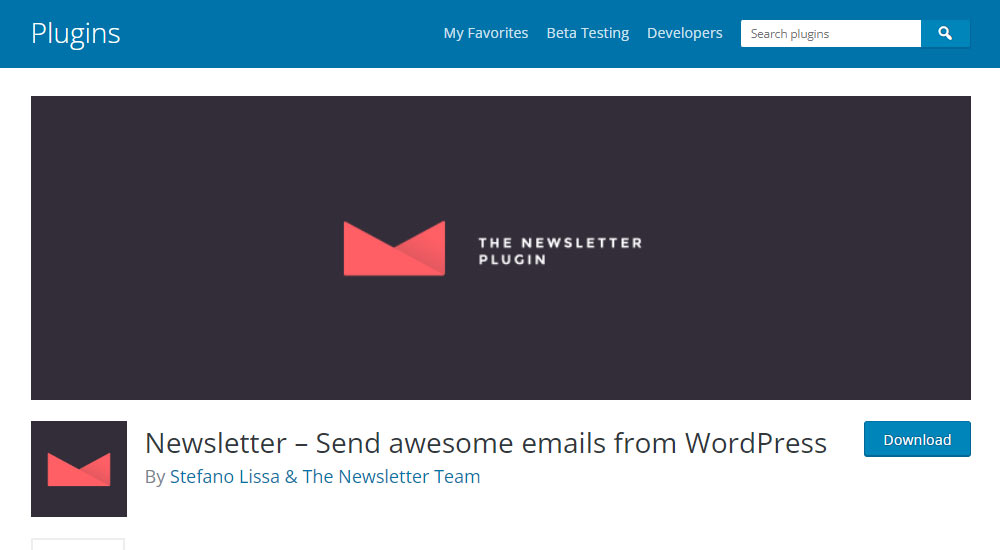 The Newsletter WordPress Plugin