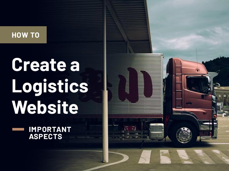 how to create a logistics website