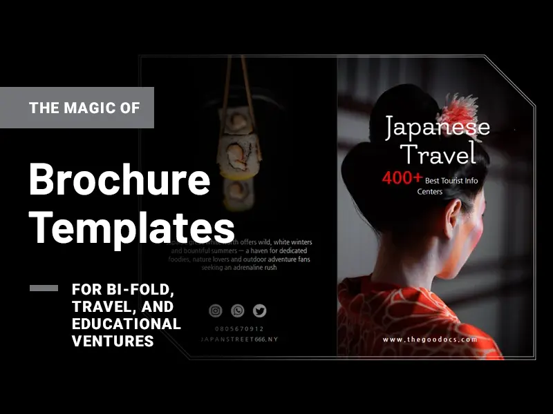 The Magic of Brochure Templates for Bi-Fold, Travel, and Educational Ventures