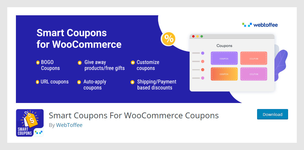 Smart Coupons For WooCommerce Coupons
